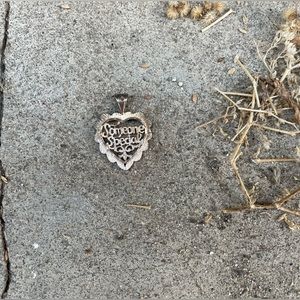 Vintage. Sterling Silver 925 Heart Pendant